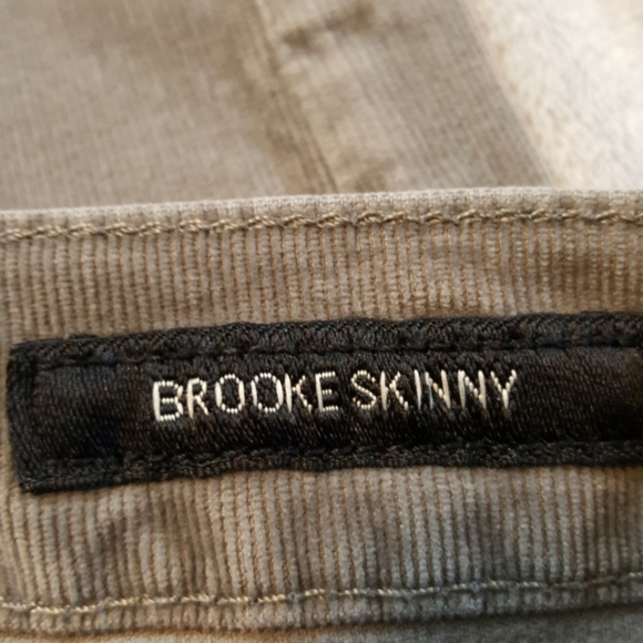 Lucky Brand corduroy grey skinny jeans stretchy - Picture 4 of 7